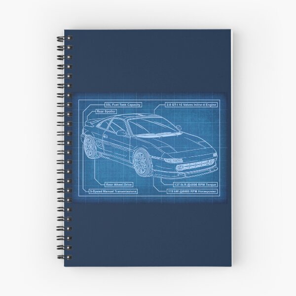 Item preview, Toyota  MR2 SW20 1989 Blueprint designed and sold by JDM Guyvit.
