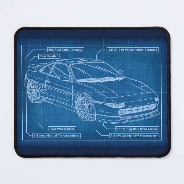 Item preview, Toyota  MR2 SW20 1989 Blueprint designed and sold by JDM Guyvit.