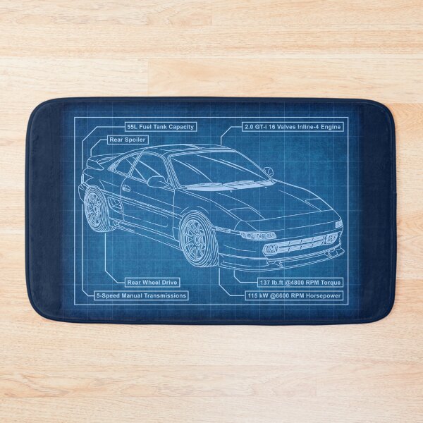 Item preview, Toyota  MR2 SW20 1989 Blueprint designed and sold by JDM Guyvit.