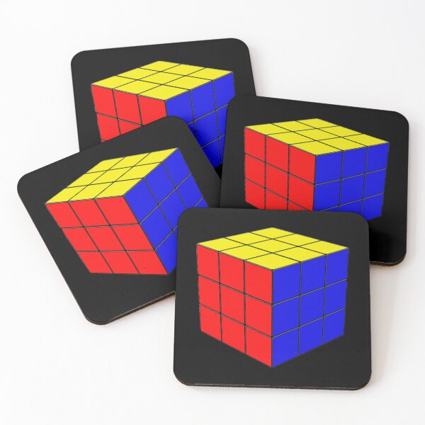 Item preview, Rubiks Cube - Red, Blue, Yellow Colours designed and sold by Else Hills.
