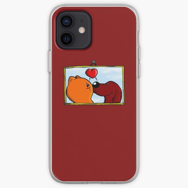 Cat and dog in love iPhone Flexible Hülle