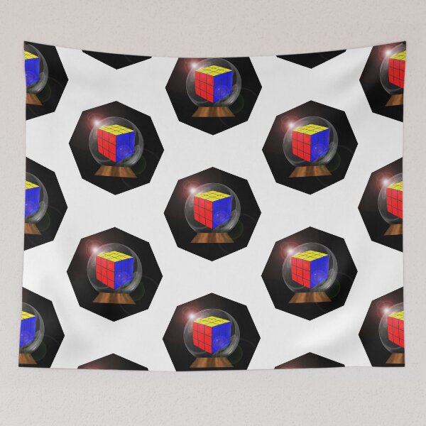 Item preview, Rubiks Cube in a Snow Globe with Lens Flare designed and sold by Else Hills.