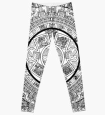 Aztec Calendar Leggings