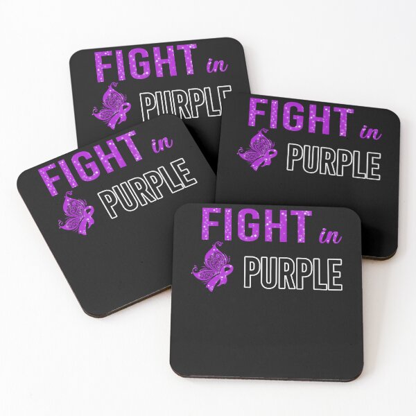 Item preview, Alzheimers Awareness Butterfly Fight In Purple Alzheimers Awareness Purple Ribbon Warrior Support Survivor designed and sold by OtiliaNikolaus.