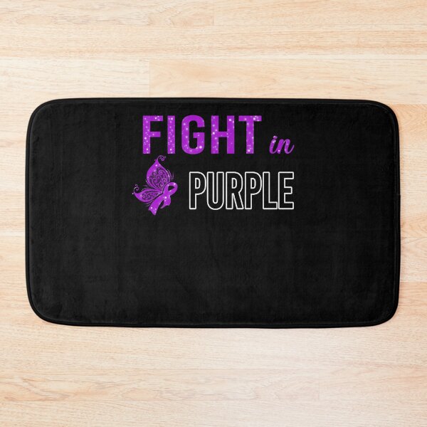 Item preview, Alzheimers Awareness Butterfly Fight In Purple Alzheimers Awareness Purple Ribbon Warrior Support Survivor designed and sold by OtiliaNikolaus.
