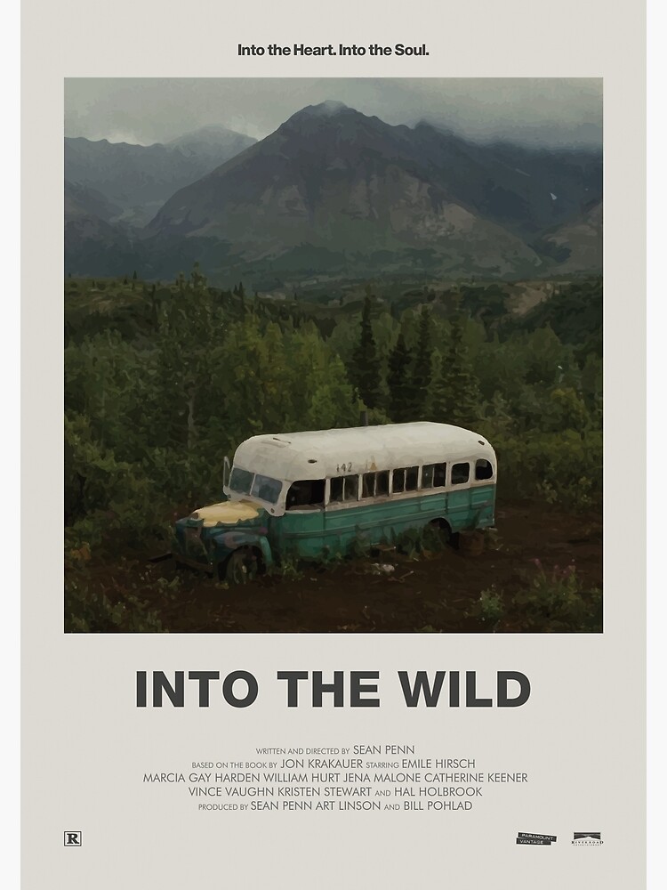 "Into the Wild Minimalist Poster" Poster for Sale by Canvasse Redbubble