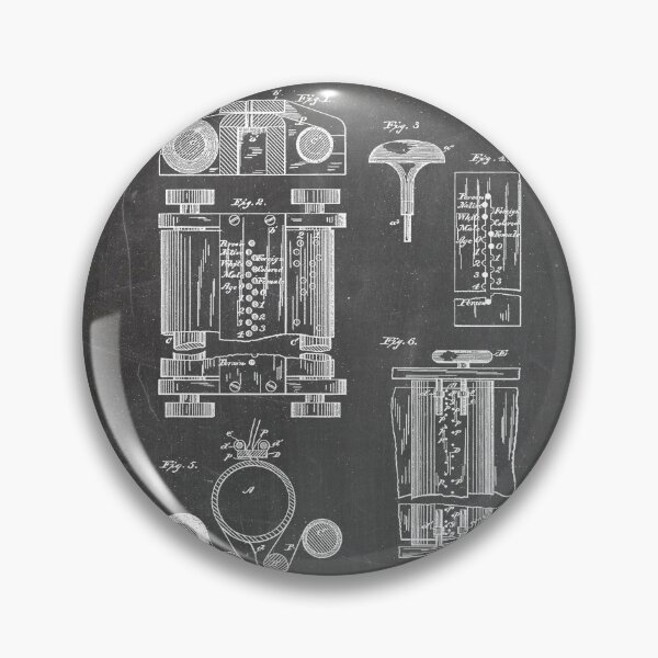 Item preview, First Computer Patent - Technology Art - Black Chalkboard designed and sold by patentpress.