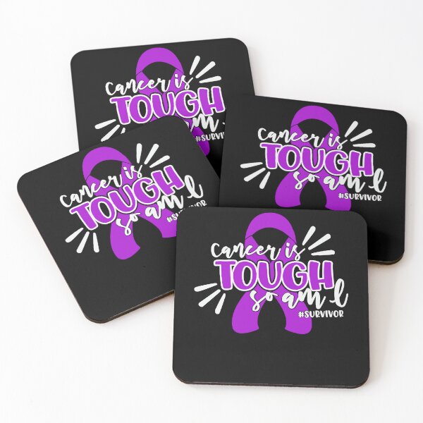 Item preview, Alzheimers Awareness Cancer Is Tough So Am I Survivor Alzheimers Awareness Purple Ribbon Warrior designed and sold by OtiliaNikolaus.