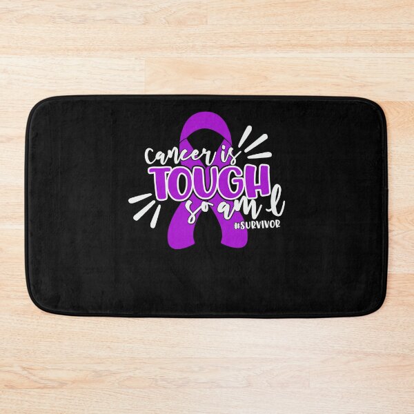 Item preview, Alzheimers Awareness Cancer Is Tough So Am I Survivor Alzheimers Awareness Purple Ribbon Warrior designed and sold by OtiliaNikolaus.