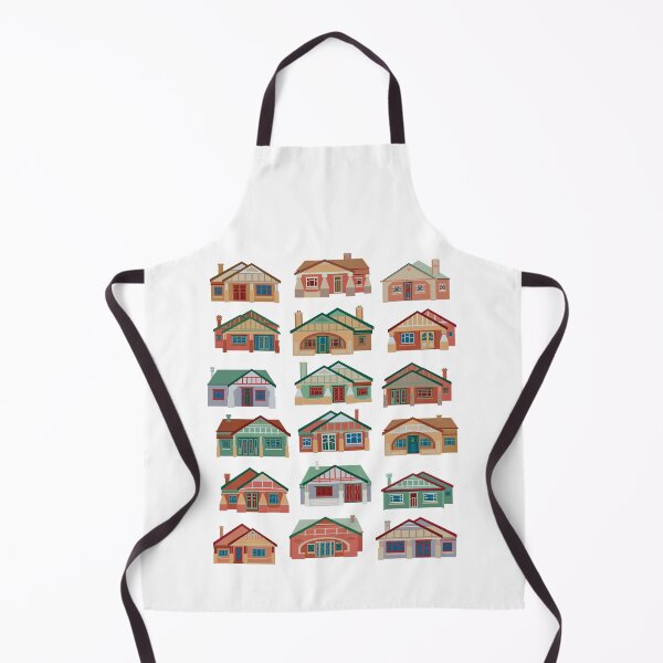 Item preview, Californian Bungalows (large repeat) designed and sold by Julia Marshall Felix.