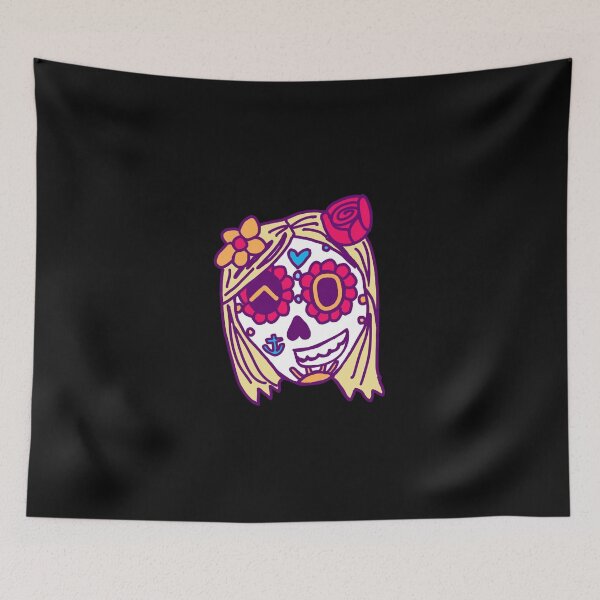 Item preview, Remember Me Sugar Skull Sticker designed and sold by FlossieTorpa.