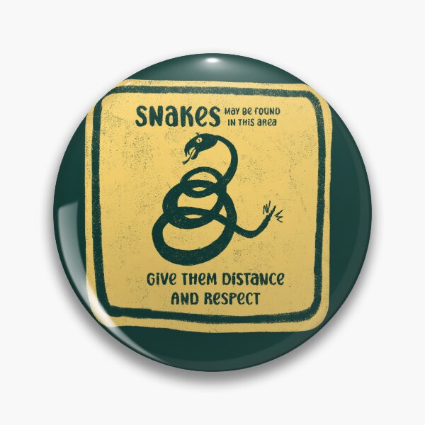 Item preview, yellow sign attention for snakes designed and sold by MaddaMom.