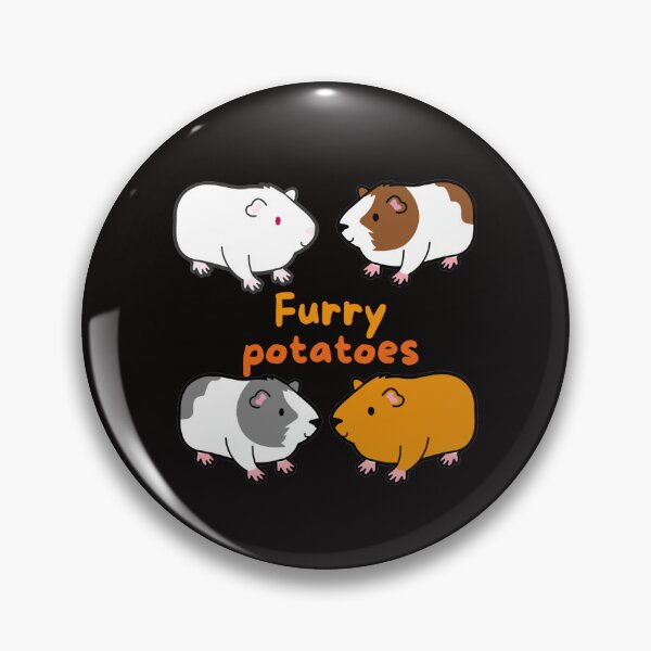 Aperçu de l'œuvre Pommes de terre à fourrure AKA cochons d'Inde - cavy Sticker créée et vendue par DemondProhaska.