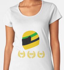 AYRTON SENNA THE 3 TIMES WORLD CHAMPION Women's Premium T-Shirt