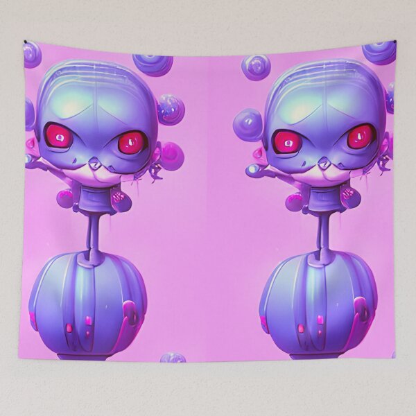 Item preview, Pop Art AI Art Design designed and sold by boopsblunt.