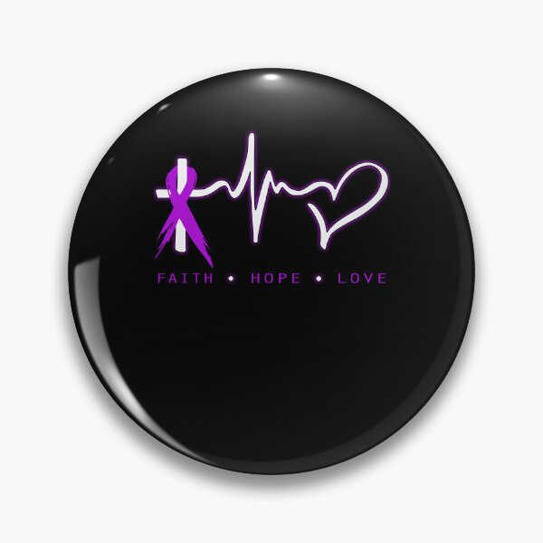 Item preview, Alzheimers Awareness Faith Hope Love Christian Alzheimers Awareness Peach Ribbon Warrior designed and sold by OtiliaNikolaus.
