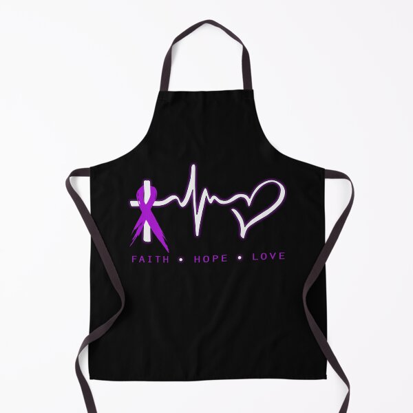 Item preview, Alzheimers Awareness Faith Hope Love Christian Alzheimers Awareness Peach Ribbon Warrior designed and sold by OtiliaNikolaus.