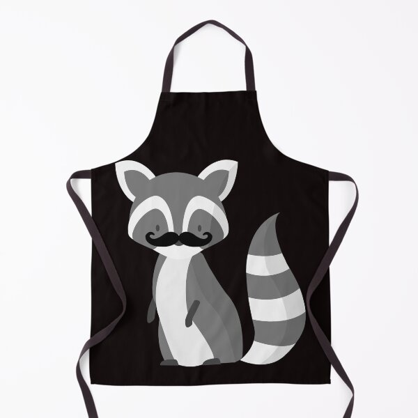 Item preview, Cute Racoon Moustache designed and sold by Buyeseoshop.