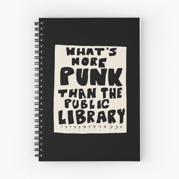 Item preview, what's more punk than a public library??? designed and sold by veronikamar.