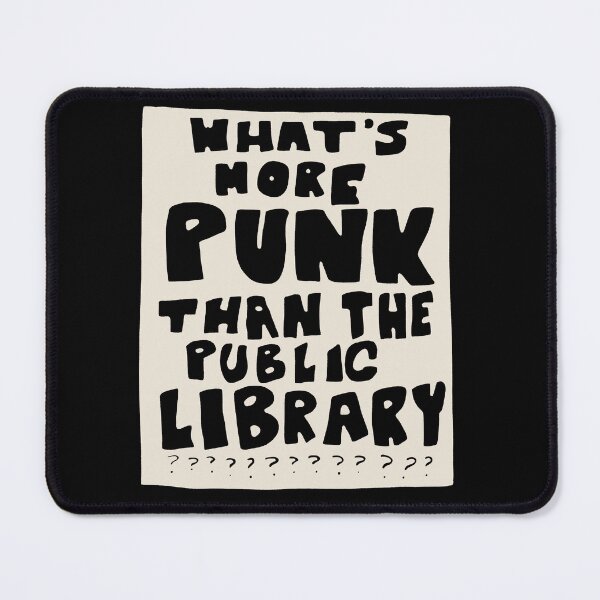Item preview, what's more punk than a public library??? designed and sold by veronikamar.