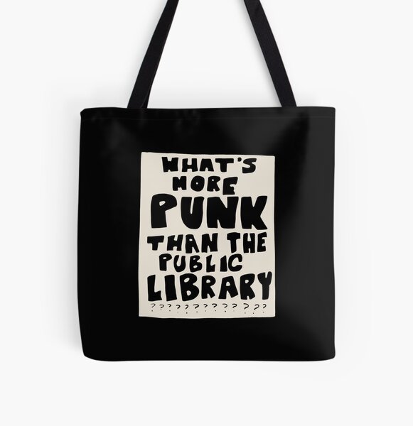 Item preview, what's more punk than a public library??? designed and sold by veronikamar.