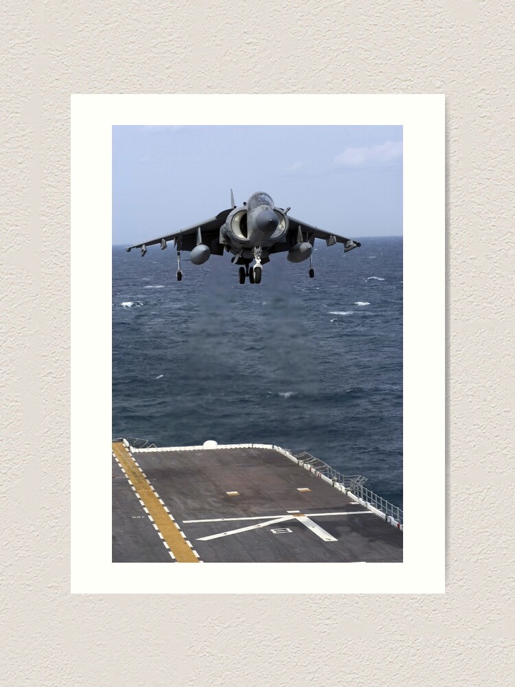 AV-8B Harrier Aircraft Jet Airplane Wall Picture Art Print