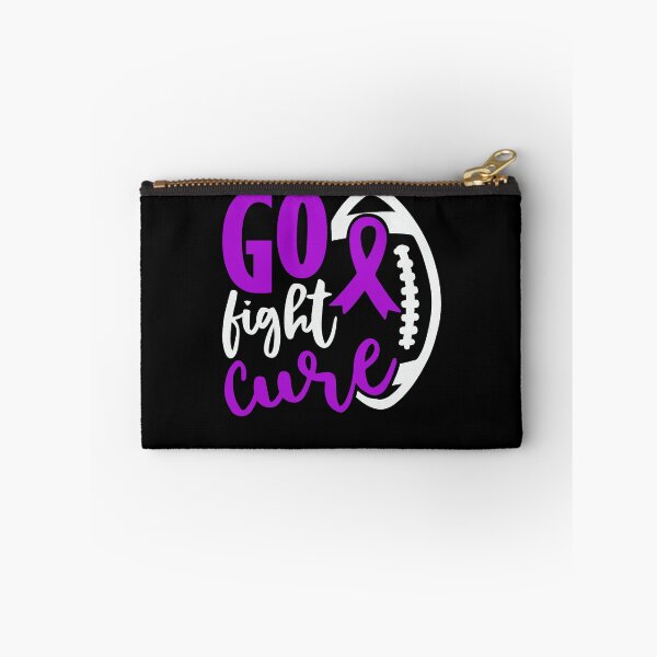 Item preview, Alzheimers Awareness Football Tackle Go Fight Cure Alzheimers Awareness Purple Ribbon Warrior Support designed and sold by OtiliaNikolaus.