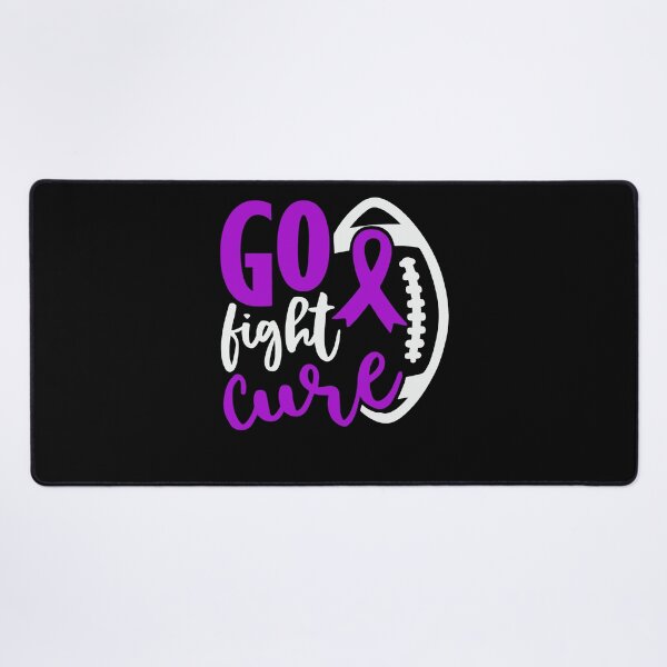 Item preview, Alzheimers Awareness Football Tackle Go Fight Cure Alzheimers Awareness Purple Ribbon Warrior Support designed and sold by OtiliaNikolaus.