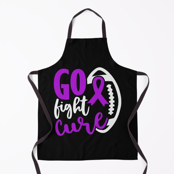 Item preview, Alzheimers Awareness Football Tackle Go Fight Cure Alzheimers Awareness Purple Ribbon Warrior Support designed and sold by OtiliaNikolaus.