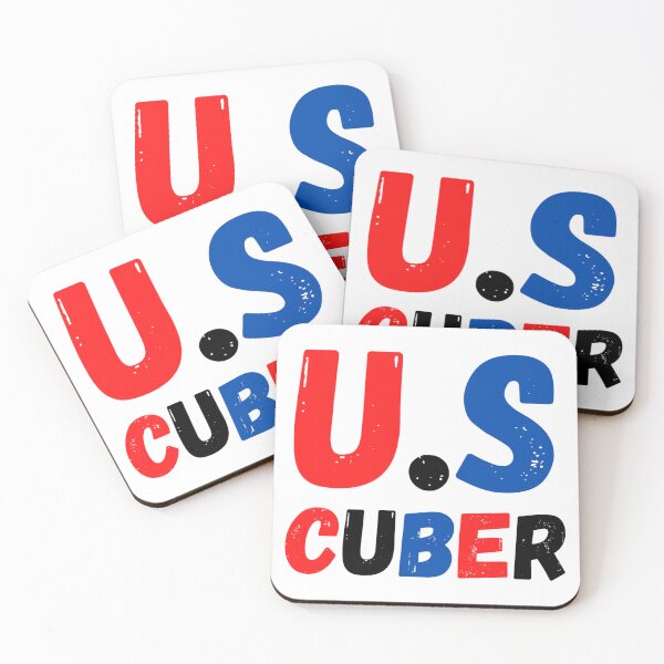 Item preview, Red, White, and Blue U.S. Cuber designed and sold by Kathryn Kub.