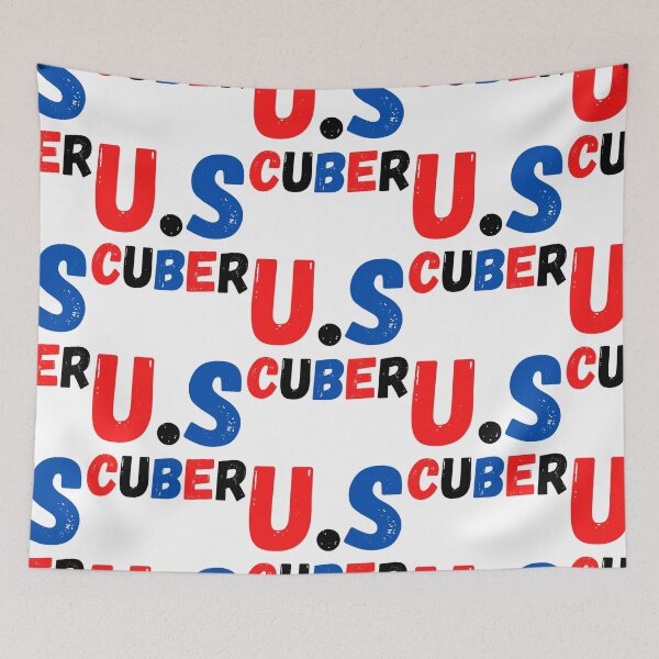 Item preview, Red, White, and Blue U.S. Cuber designed and sold by Kathryn Kub.