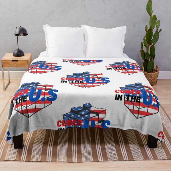 Item preview, Cuber rojo, blanco y azul en los EE. UU. designed and sold by Kathryn Kub.