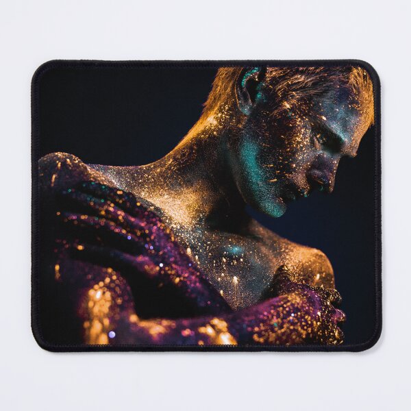 Item preview, man painted in fluorescent UV colors designed and sold by FacesStudioUA.