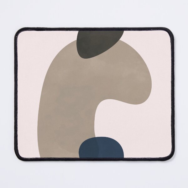 Item preview, Neutral Abstract Shapes, Minimal Mid Century Art designed and sold by technicolorable_art.