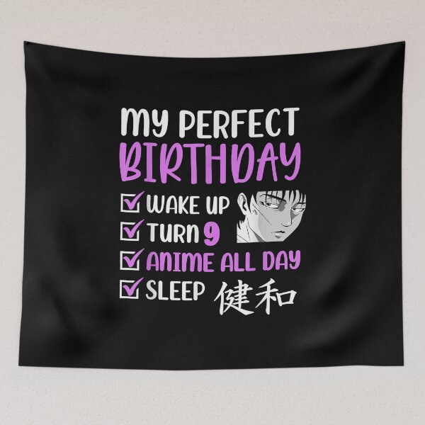 Item preview, 9 Year Old Anime Birthday Party 9th Boy Girl Nine designed and sold by LeonFord43.