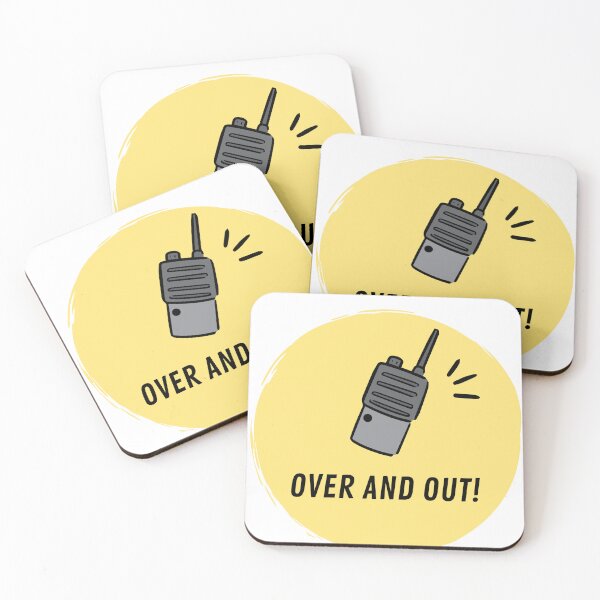 Item preview, Byler "Over and out" sticker designed and sold by SCENIC-SUNSETS.