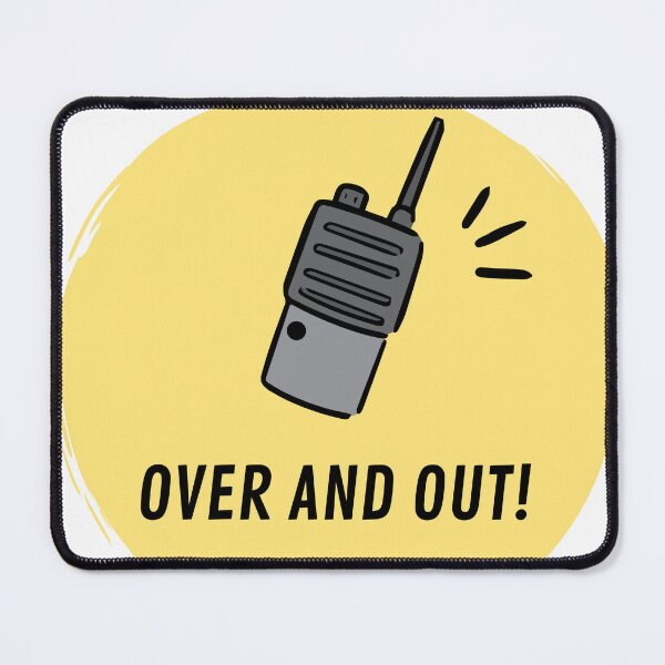 Item preview, Byler "Over and out" sticker designed and sold by SCENIC-SUNSETS.