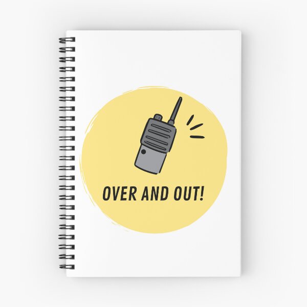 Item preview, Byler "Over and out" sticker designed and sold by SCENIC-SUNSETS.