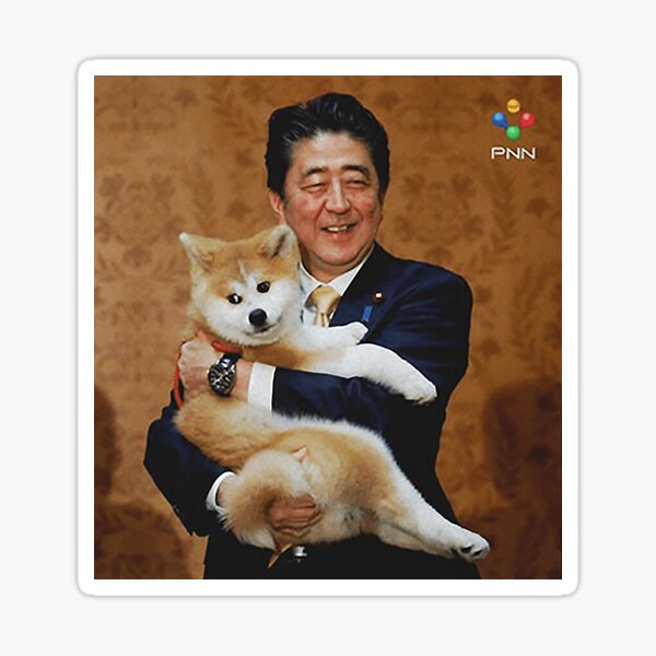 “Shinzo Abe” Sticker for Sale by MayaCarrC | Redbubble