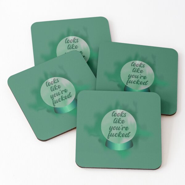 Item preview, Magic 8 Ball Fortune Teller Looks Like You're Fucked Green designed and sold by everything4eva.