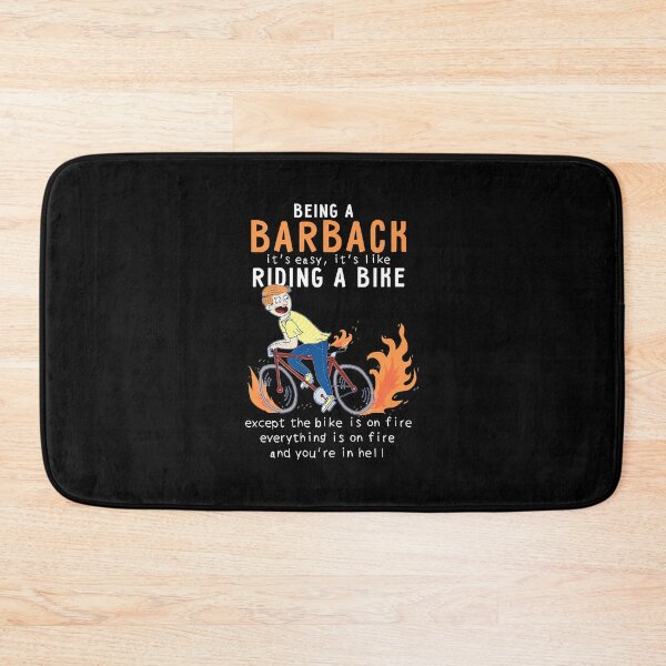 Item preview, Barback like riding bike cyclist funny designed and sold by LeonFord43.
