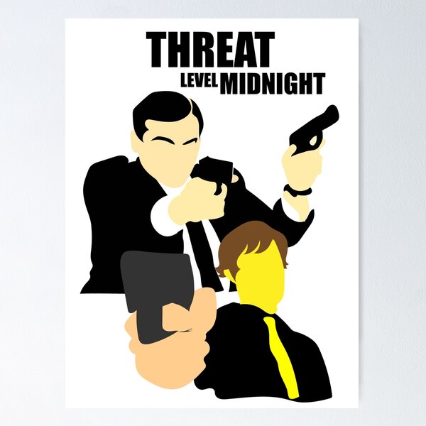  Michael_Scott The Office Threat Level Midnight Vertical Poster  - No Frame (24 x 36) : Everything Else