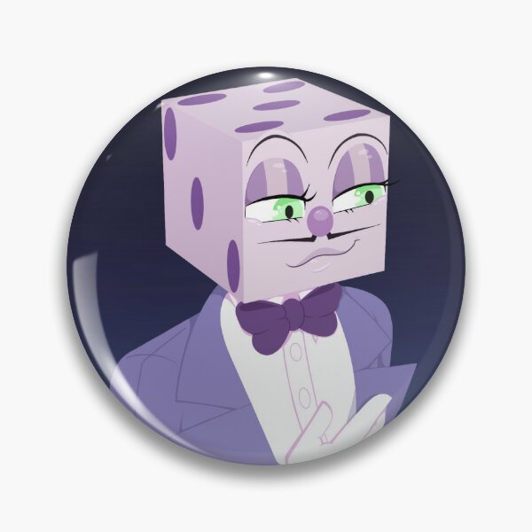 Cuphead King Dice Enamel Pin ($6.90) ❤ liked on Polyvore featuring jewelry  and brooches