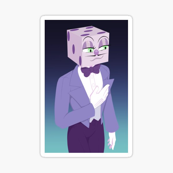 King Dice Sticker for Sale by ReeArt