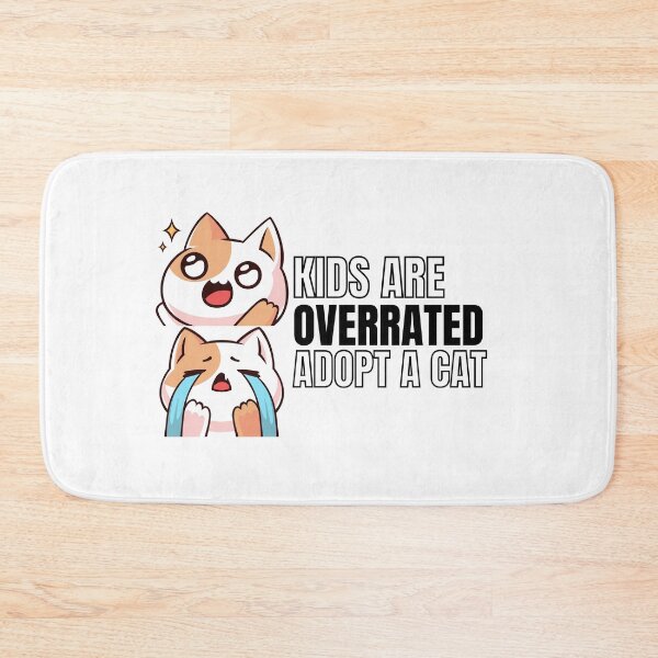 Item preview, Kids Are Overrated Adopt A Cat designed and sold by Creatoe.
