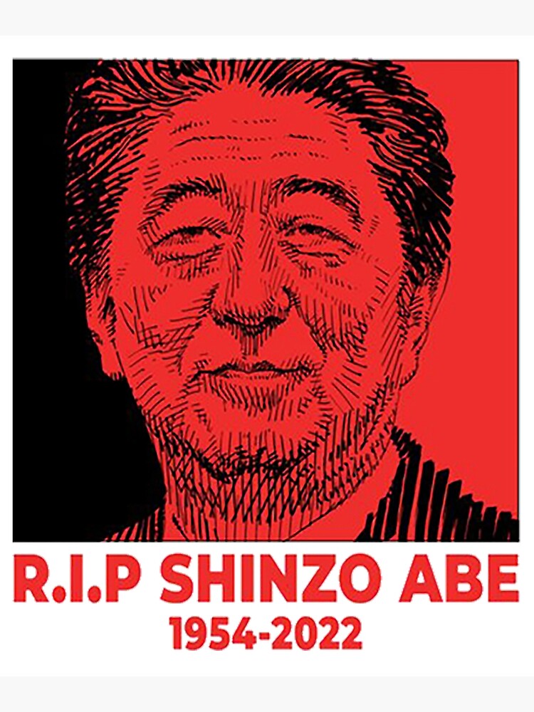 “Shinzo Abe " Poster for Sale by MayaCarrC | Redbubble
