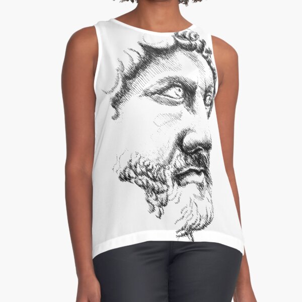 DRAWING CLASSIC ITALIAN CULTURE ART Sleeveless Top