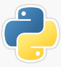 Pegatina Python Programming Language