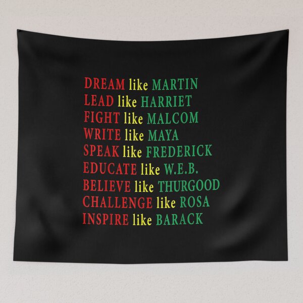 Item preview, Black history malcolm martin harriet maya rosa barack designed and sold by LeonFord43.