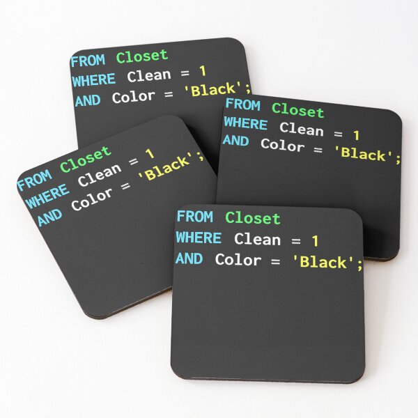 Item preview, Funny sql design for sql programmers, dba, and db admins designed and sold by SethHeyes.